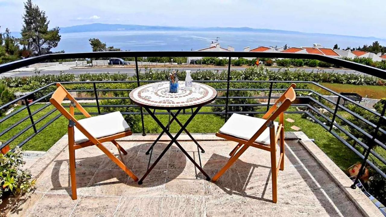 Olia Sea View Shared Pool Villa, เนอาโฟเกีย ภายนอก รูปภาพ