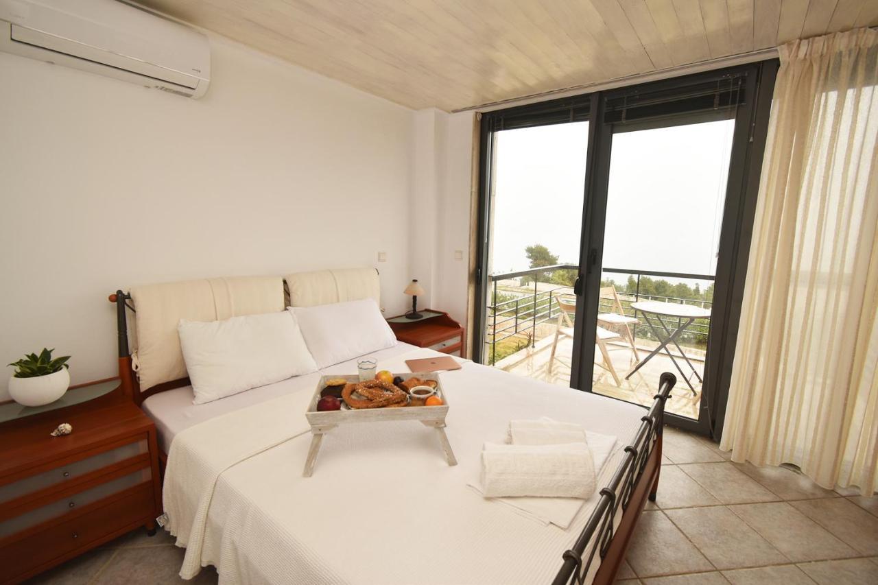 Olia Sea View Shared Pool Villa, เนอาโฟเกีย ภายนอก รูปภาพ